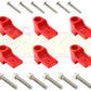 Eagle ELESFK-1R Universal Horizontal 6 Piece Separator Fitting Kit - Red