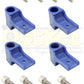 Eagle ELESFK-2BL Universal Horizontal 4 Piece Separator Fitting Kit - Blue