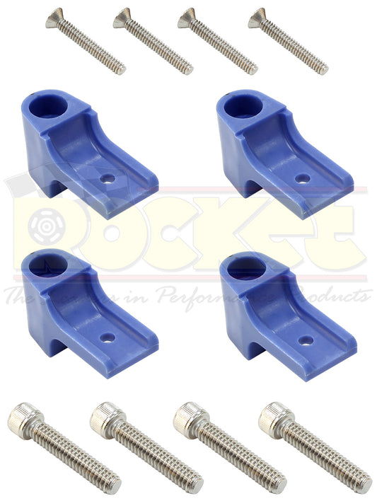 Eagle ELESFK-2BL Universal Horizontal 4 Piece Separator Fitting Kit - Blue