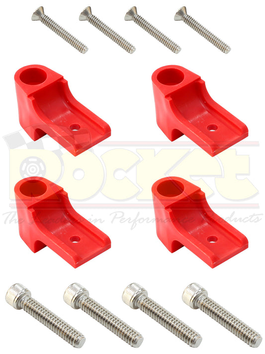 Eagle ELESFK-2R Universal Horizontal 4 Piece Separator Fitting Kit - Red