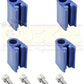 Eagle ELESFK-4BL Universal VErtical 4 Piece Separator Fitting Kit - Blue