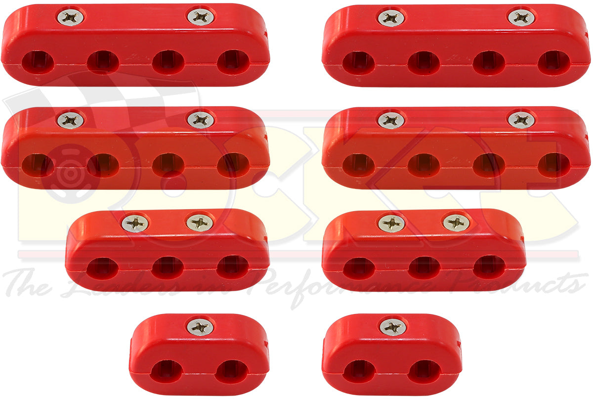 Eagle ELESK-472R Universal Performance Separator Set Ideal for V8'S - Red 8-9mm Leads