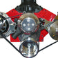 Engine Master EMA-340500 Chev SB 283-350 Mid Mount Serpentine System Polished