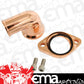 Engine Master EMA-371101CPR Chev SB BB Aluminum Water Neck 90-Degree Copper