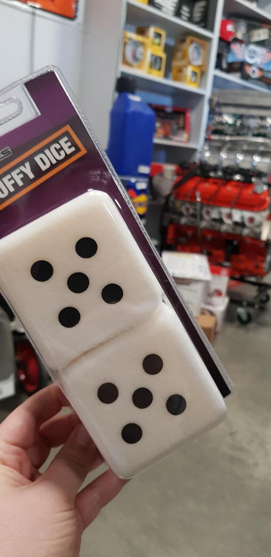 Engine Master Australia EMA-44304 White Fluffy Dice
