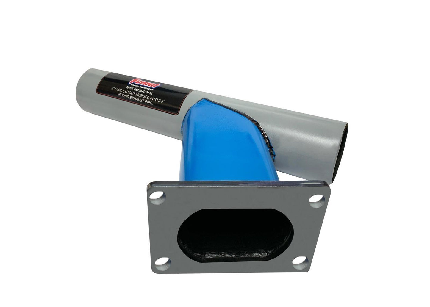 Engine Master EMA-670103-2 670103-2 Oval Electric Exhaust Cutouts 3" Electric Aluminum Bolt-On