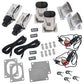 Engine Master EMA-670103-2 670103-2 Oval Electric Exhaust Cutouts 3" Electric Aluminum Bolt-On