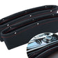 Engine Master EMA-CarOrganiser Clearance - Car Seat Side Storage Organiser Leather Black And Red (pair)