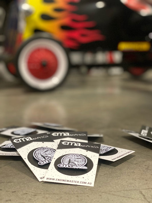 Engine Master Australia Performance Engine Enamel Pin