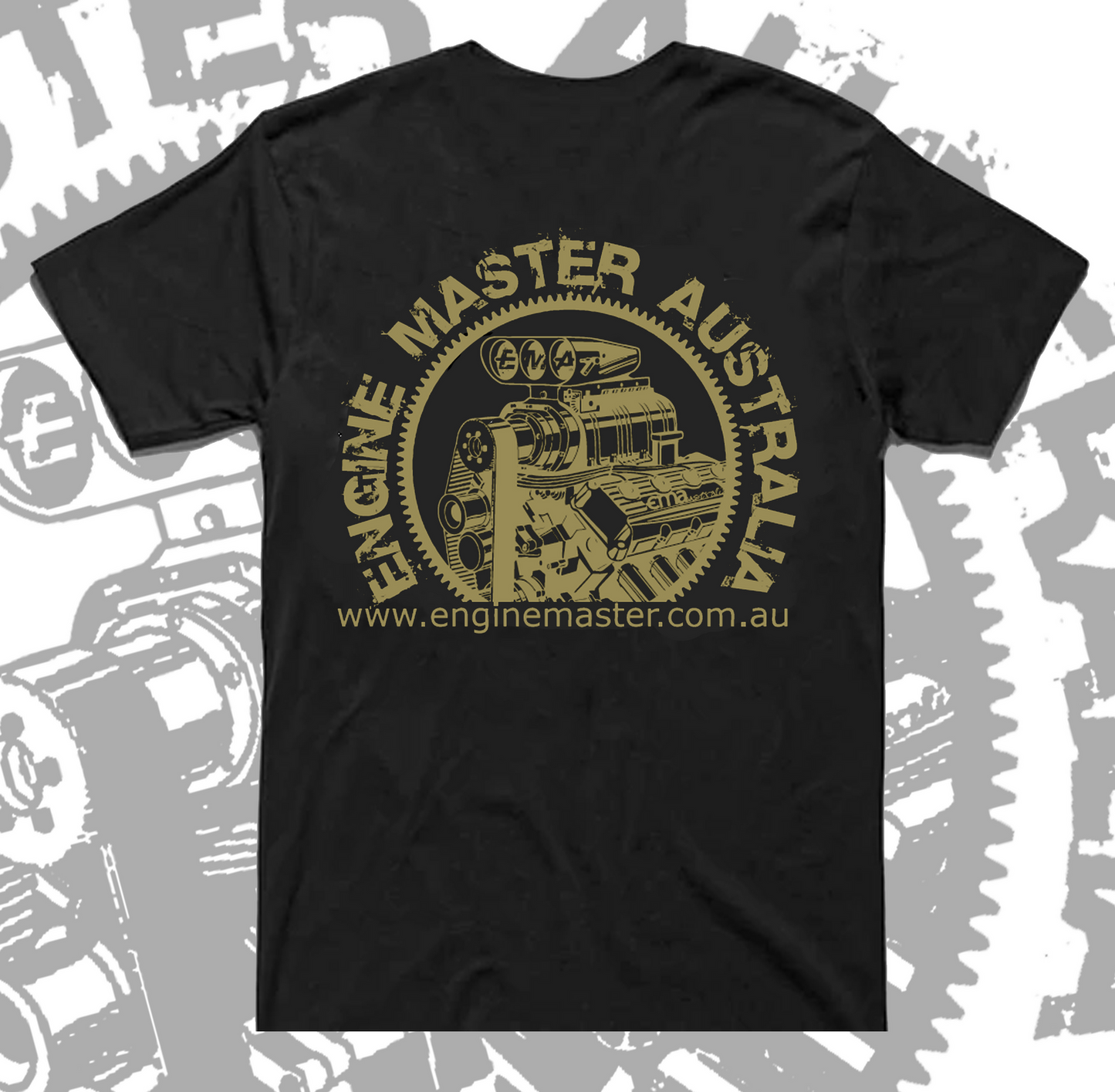 Engine Master *Limited Edition* Gold Metallic Engine T-Shirt