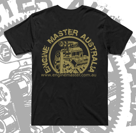 Engine Master *Limited Edition* Gold Metallic Engine T-Shirt