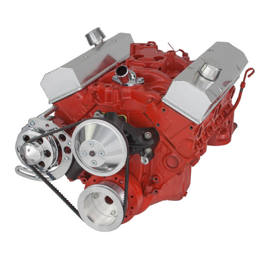 CVF Racing CVF-350-ALT-SYSTEM-C-LWP CHEVY SMALL BLOCK V-BELT SYSTEM