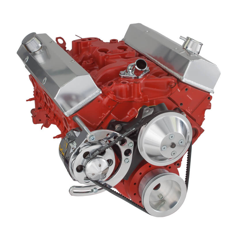 CHEVY SMALL BLOCK V-BELT SYSTEM CVF-350-ALT-SYSTEM-C-LWP