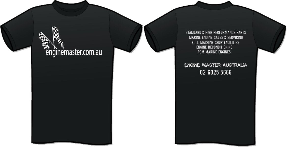 Engine Master Australia - Race Flag T-Shirt (EMAFlags)