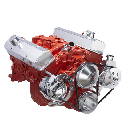 CVF Racing CVF-350-PS-SYSTEM-C-LWP CHEVY SMALL BLOCK V-BELT SYSTEM CVF-350-PS-SYTEM-C-LWP