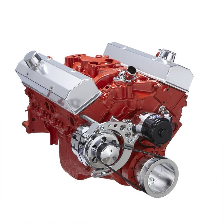 CVF Racing CVF-350-SERPENTINE-ALT-C-EWP 350-SERPENTINE-ALT-C-EWP Chevy Small Block Serpentine Conversion - Alternator Only Electric Water Pump