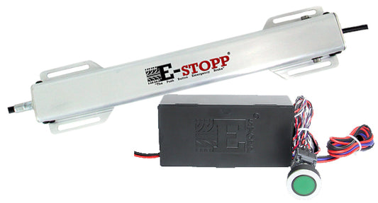 E-Stopp E-STOPP Electric Push Button Emergency Brake Kit Standard Kit w/ Actuator And Controller