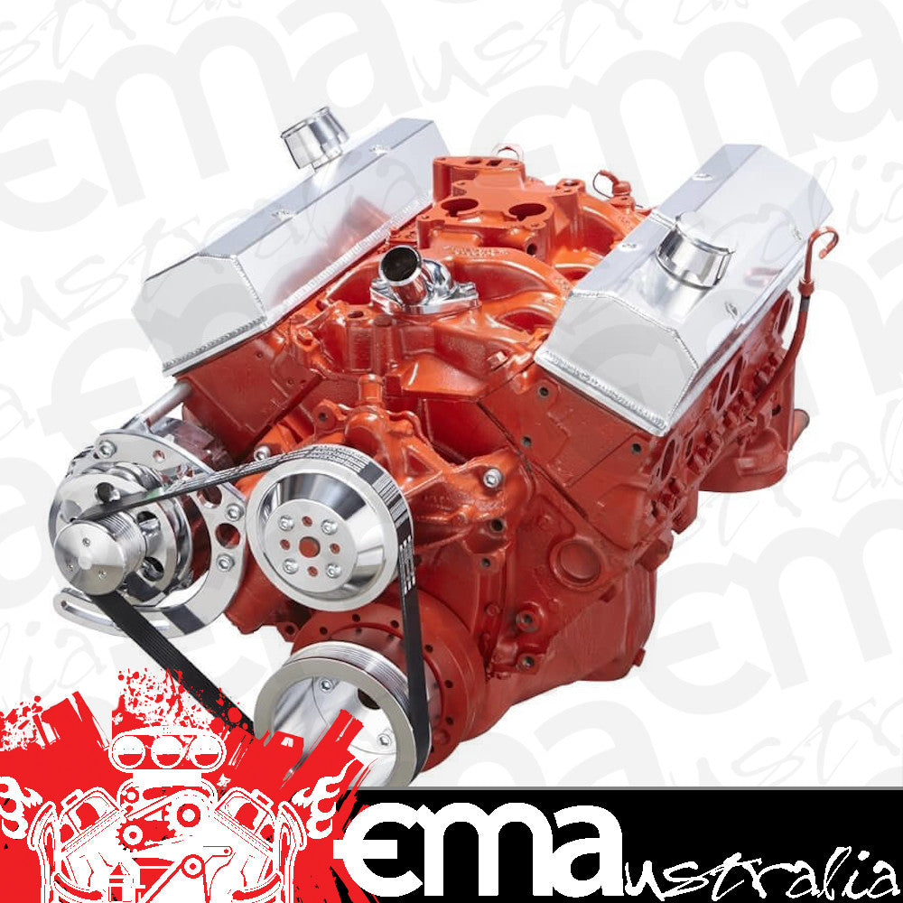 CVF 350-SERPENTINE-ALT-C Chevy Small Block Serpentine Conversion - Alternator Only Long Water Pump