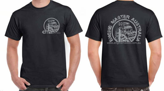 Engine Master Australia T-Shirt - Silver Shimmer 2021 Performance Engine (EMA-SilverShirt)