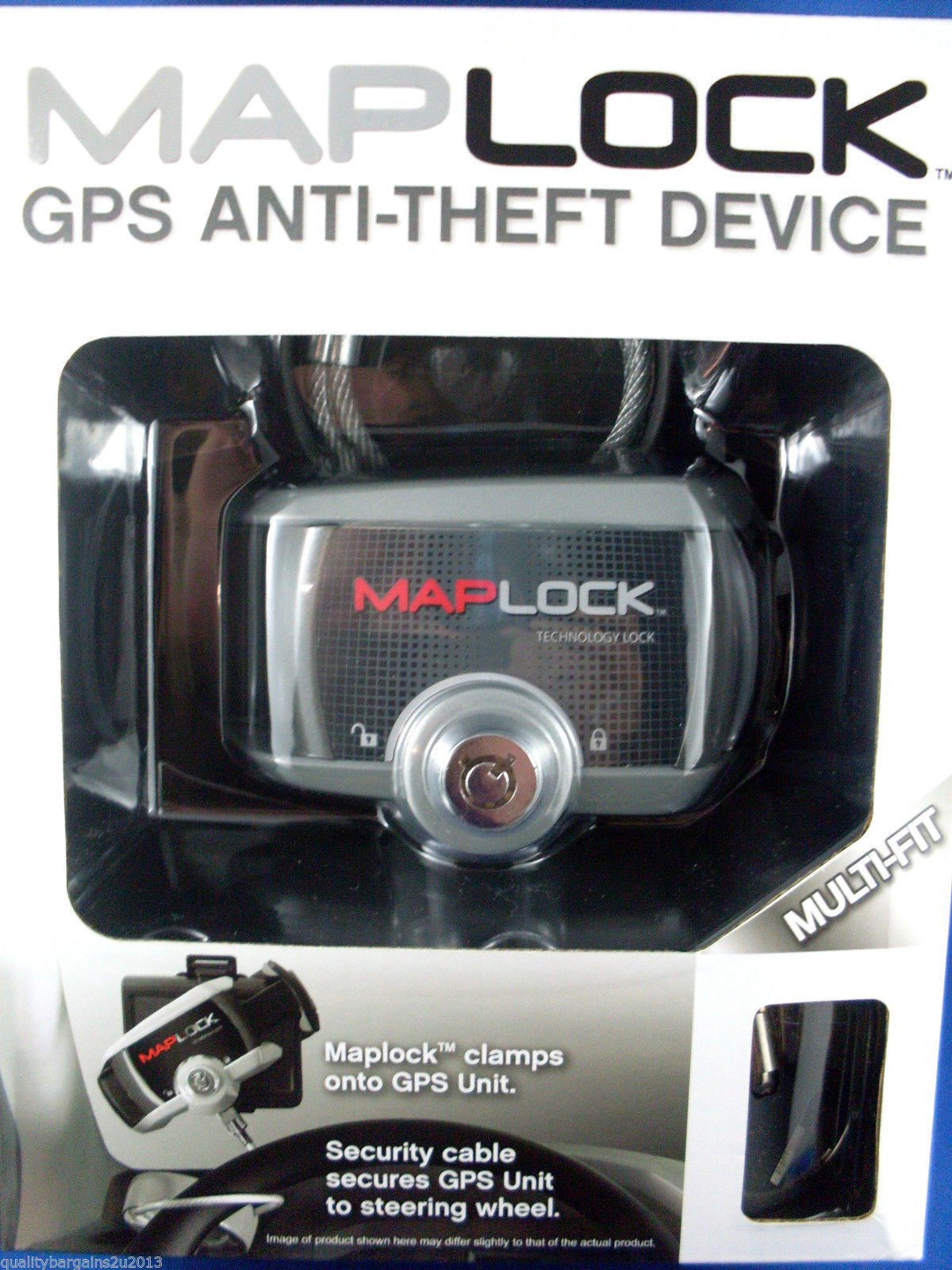 Maplock 3501049 Multi-Fit Gps Anti-Theft Device suit Navman Tom Tom Garmin Etc