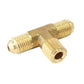 Enderle EN245-3 Brass T Fitting 1/8" npt To -3an