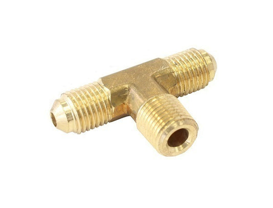 Enderle EN245-3 Brass T Fitting 1/8" npt To -3an