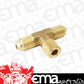 Enderle EN245-3 Brass T Fitting 1/8" npt To -3an