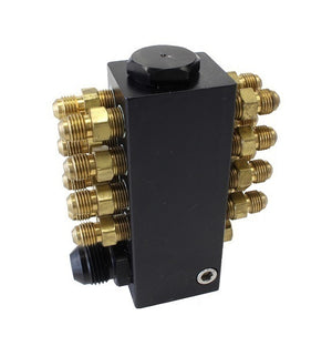 Enderle EN4027B Port Distribution Block w/ -8an Inlet Fitting suit 16 Port Nozzles