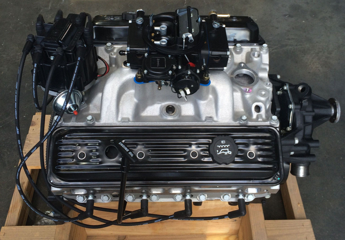 Engine Master Australia 350VortecLong 350Vorteclong EMA - GM 350Ci Vortec Long Engine Edelbrock Alloy Heads & Intake 600Cfm Carb 355HP