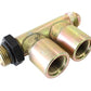 Enderle EN7001CC Double Hi-Speed Tee Fitting -8an Inlet & Outlet w/ Dual Inline -8an On One Side