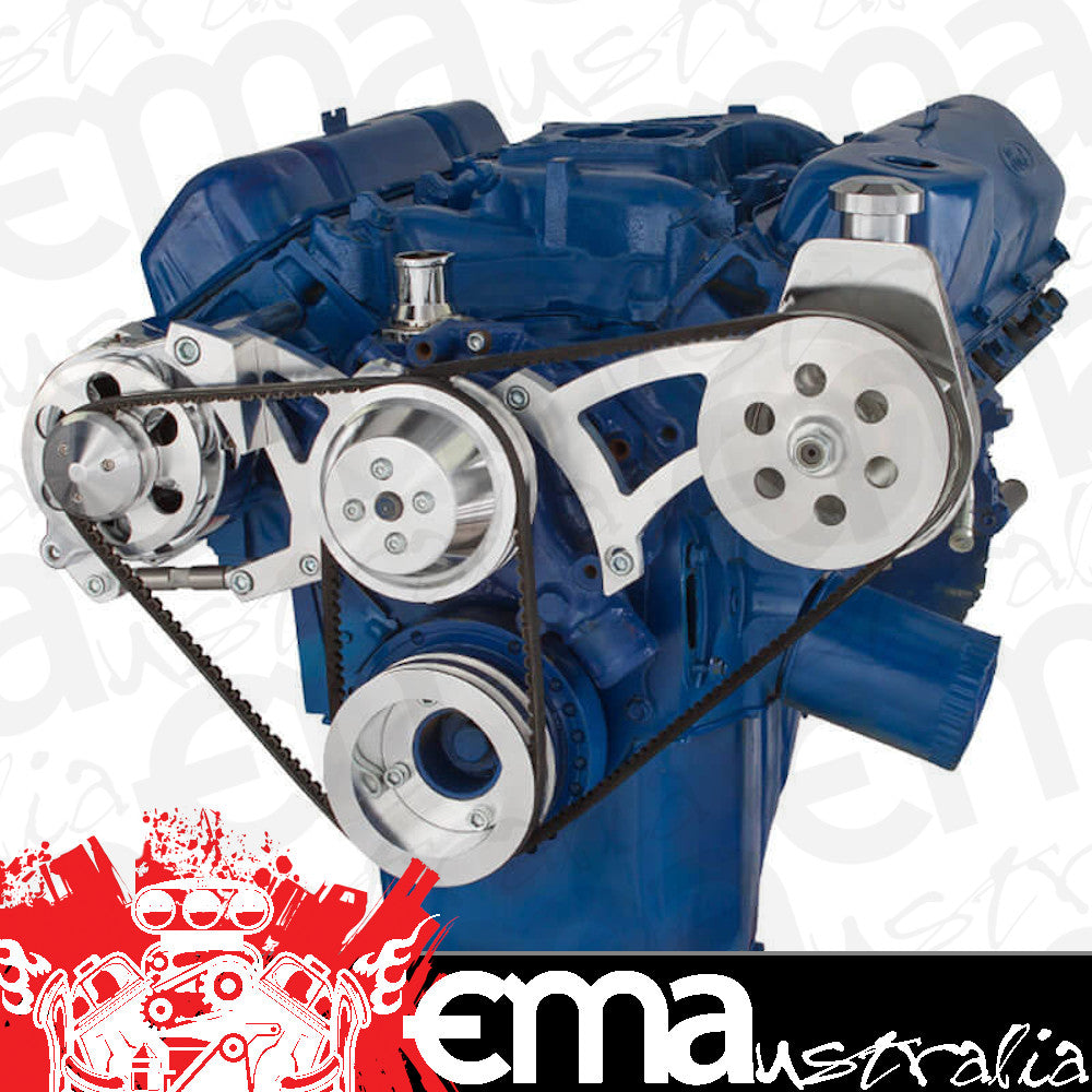 CVF 351C-PS-SYSTEM Ford 351C 351M & 400 V-Belt System - Power Steering & Alternator