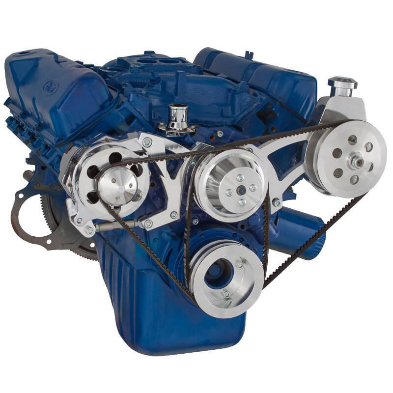 CVF 351C-PS-SYSTEM Ford 351C 351M & 400 V-Belt System - Power Steering & Alternator