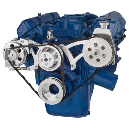 CVF 351C-PS-SYSTEM Ford 351C 351M & 400 V-Belt System - Power Steering & Alternator