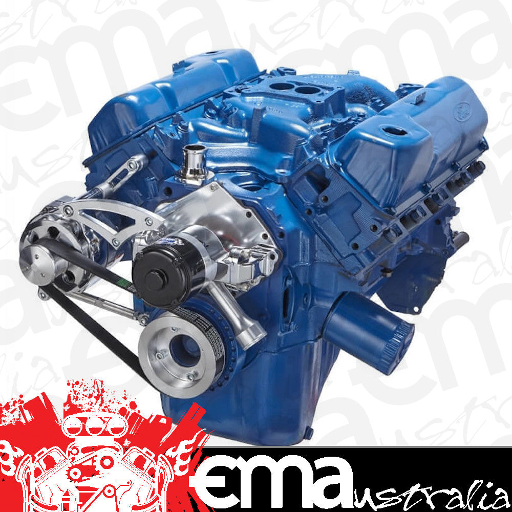 CVF 351C-SERPENTINE-ALT-EWP Ford 351C Serpentine System - Alternator Only Electric Water Pump