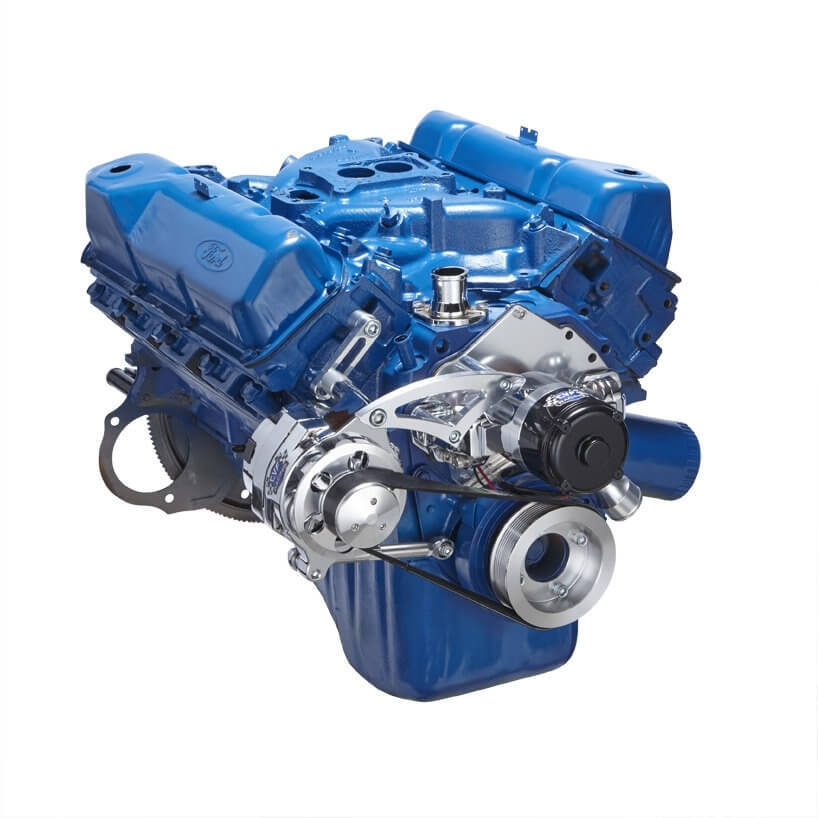 CVF 351C-SERPENTINE-ALT-EWP Ford 351C Serpentine System - Alternator Only Electric Water Pump