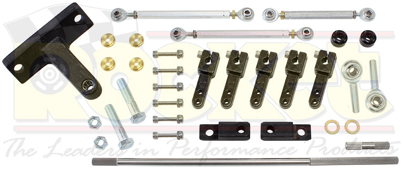 Enderle EN71-102 Tunnel Ram Linkage Kit suit BB Chev w/ Dual 4150 Sideways Mount Carburettor