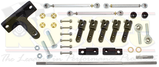 Enderle EN71-102 Tunnel Ram Linkage Kit suit BB Chev w/ Dual 4150 Sideways Mount Carburettor