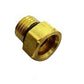 Enderle EN814-4 Hex Brass Plug Fitting -4an