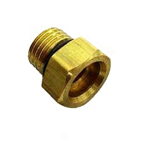Enderle EN814-4 Hex Brass Plug Fitting -4an