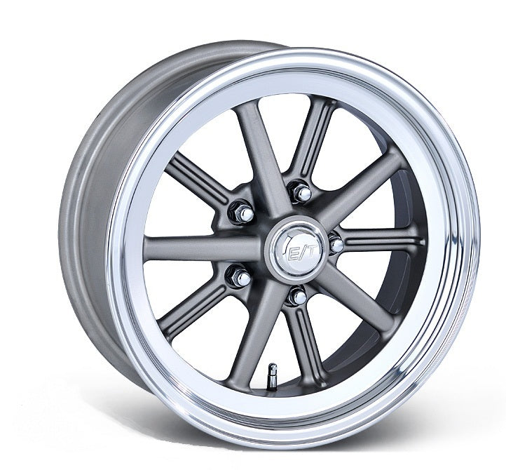 Team Three Wheels ET54X45 1 Piece E-T Gasser Cast Center Rim 10 Spoke 15" X 4.5" X 2-3/8" Bs w/ 5 X 4.5" Bc
