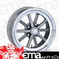 Team Three Wheels ET56XCP47 1 Piece E-T Gasser Cast Center Rim 10 Spoke 15" X 6" X 3-3/4" Bs w/ 5 X 4.75" Bc