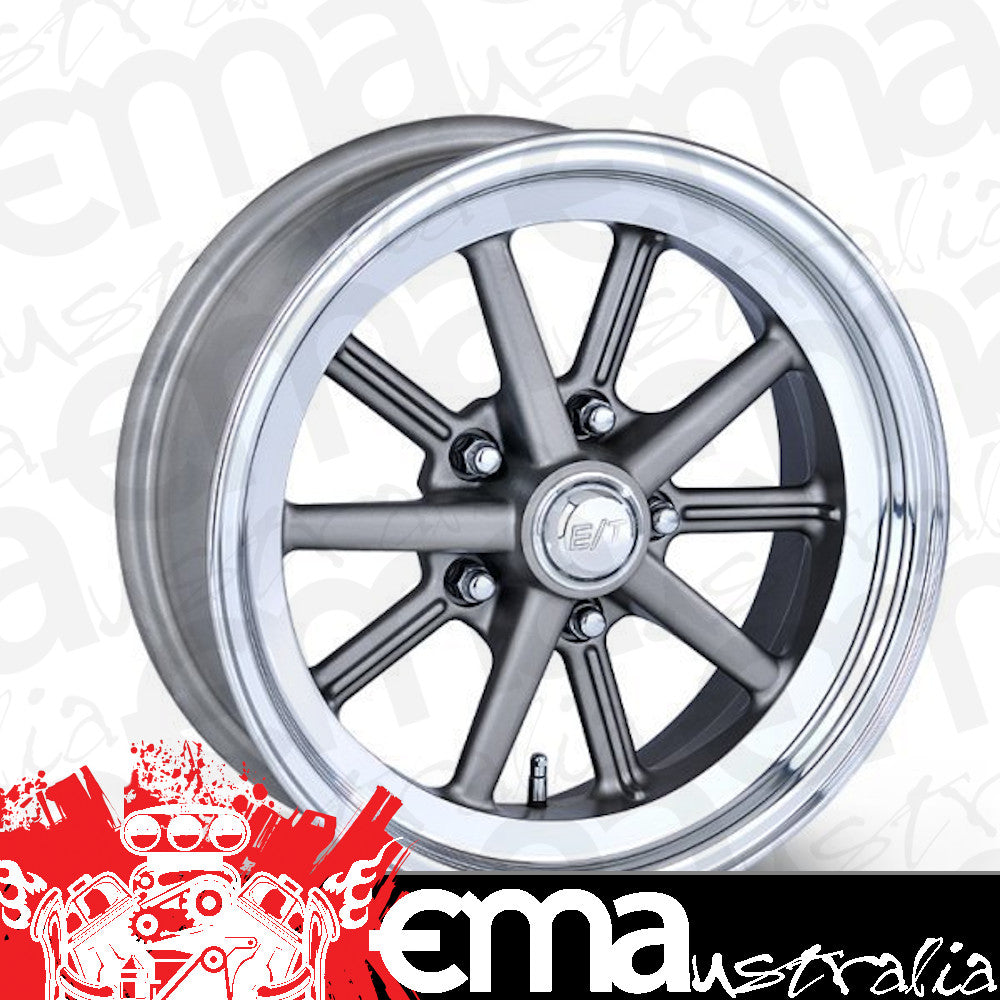 Team Three Wheels ET58FFD45 2 Piece E-T Fueler Deep Cast Polished Rim 15" X 8" X 2-3/4" Bs w/ 5 X 4.5" Bc