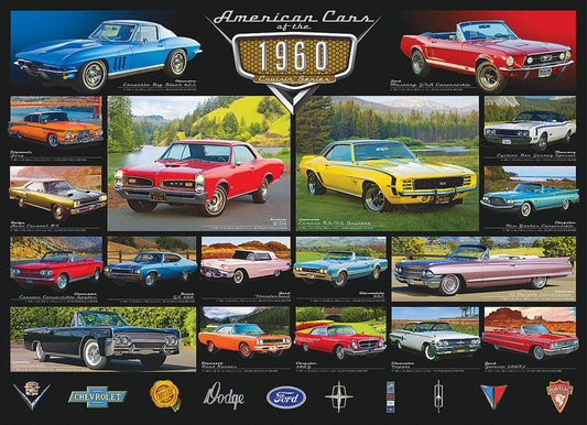 Engine Master Australia EUR-6000-0677 American Cars Of The 1960S Jigsaw Puzzle 1000 Piece