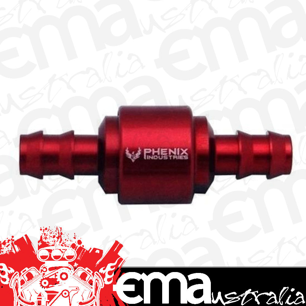 Fuel pumps/ Regulators Inline Filter 1/2" Pushlock Red Phenix F79288-2