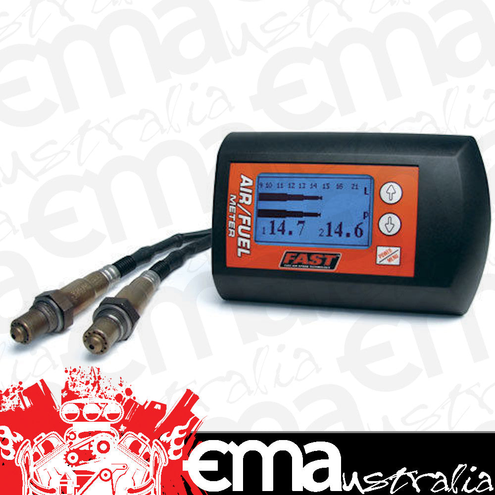 FAST FAST170402 Digital Air Fuel Ratio Meter Dual Sensor Kit 12FT Cables