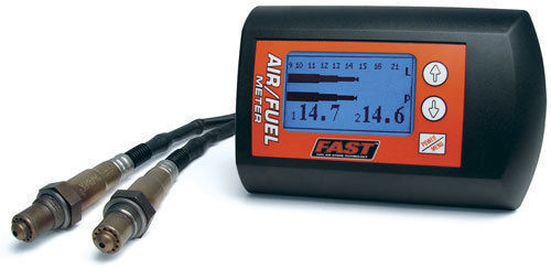 FAST FAST170402 Digital Air Fuel Ratio Meter Dual Sensor Kit 12FT Cables