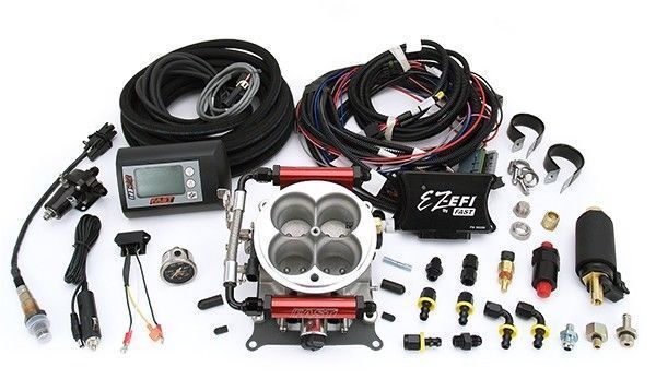FAST FAST30227-KIT EZ-EFI 4 Bbl Throttle Body Self Tuning EFI System Master Kit