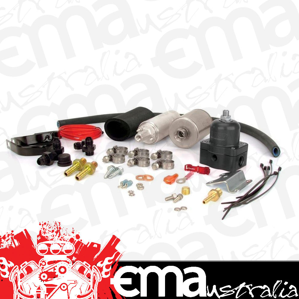 FAST FAST307502 Street/Strip In-Line Fuel System w/ Pump & Reg for up to 600Hp