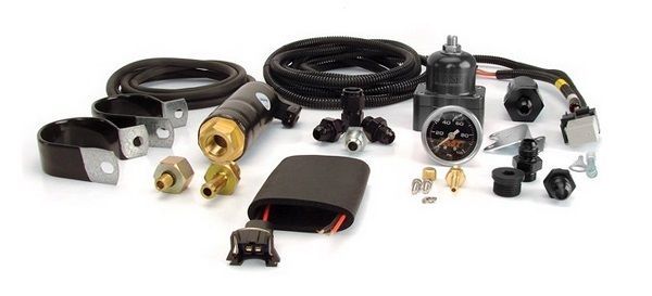 FAST FAST307503 EZ-EFI Fuel System up to 500Hp w/ Inline Fuel Pump Reg & Acc.
