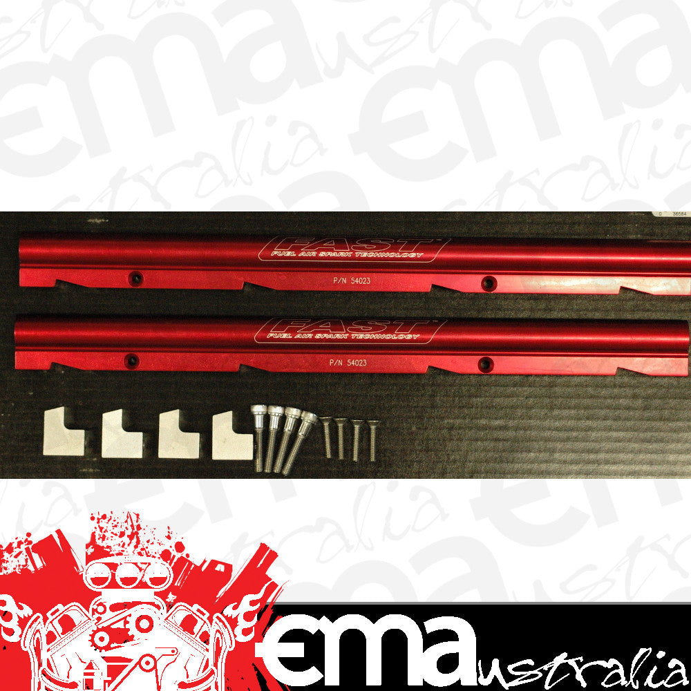 Holden & Chev LS1 Gen II/IV V8 LSX High Flow Fuel RaiLS w/ Mounts for III/Iv FAST - Fuel Air Spark Technology FAST54023HDW